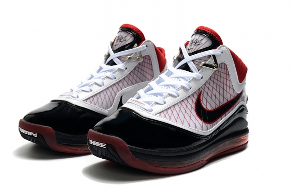 Nike LeBron 7 White Black Varsity Red