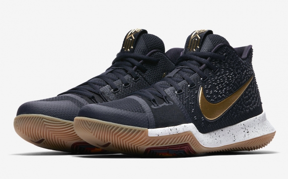 Nike Kyrie 3 womens Obsidian Black Sail Metallic Gold