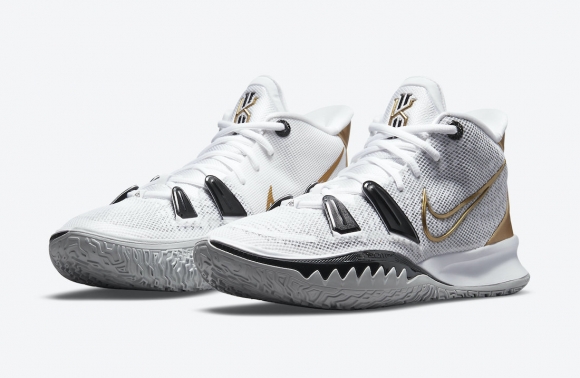 Nike Kyrie 7 womens White Black Gold NBA Finals