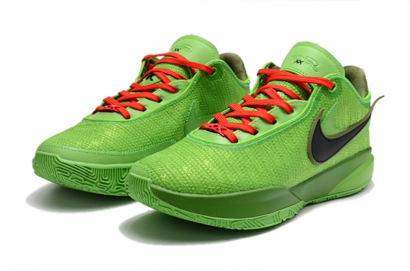 Nike LeBron 20 green Grinch