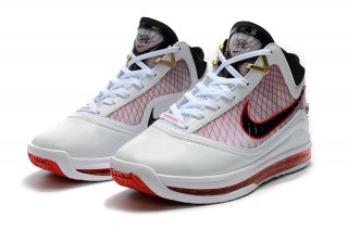 Nike LeBron 7 White black red