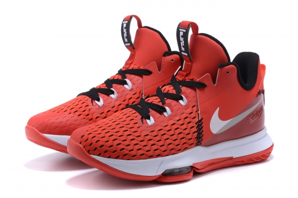 Nike LeBron Witness 5 Red and white